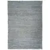 Image de Tapis tressé en jute gris 120x170