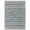Image de Tapis 100% coton blanc-noir 120x170