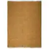 Image de Tapis en jute et coton avec franges ocre 120x170