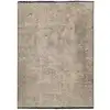 Image de Tapis en coton et polyester lavable tissé plat gris 120x170