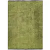 Image de Tapis en coton et polyester lavable tissé plat vert 120x170