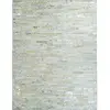 Image de Tapis en cuir naturel recyclé gris argent 120x170