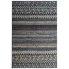Image de Tapis extra-doux motif horizon gris noir beige 120x170