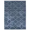 Image de Tapis à motifs arabesques bleu 133x180