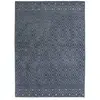 Image de Tapis à motifs losanges bleu 133x180