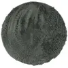 Image de Tapis à base fine et souple extra doux gris foncé diam.160