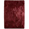 Image de Tapis à base fine et souple extra doux rouge bourgogne 160x230