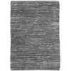 Image de Tapis en cuir tressé gris clair 160x230