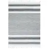 Image de Tapis en coton lignes gris-blanc 160x230