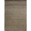 Image de Tapis en jute et coton tissé main noir naturel 160x230
