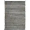 Image de Tapis en laine, jute et coton tresse gris 160x230