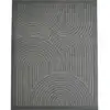 Image de Tapis arc en ciel en relief gris 160x220