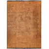 Image de Tapis en coton et polyester lavable tissé plat orange 160x230