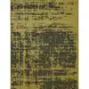Image de Tapis moderne motif abstrait jaune 160x230