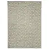Image de Tapis en coton géométrique écru-sable 190x290
