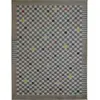 Image de Tapis effet laineux motif damier multicolore 195x270