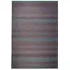 Image de Tapis extérieur-intérieur motifs lignes bleu 200x290