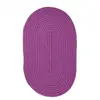 Image de Tapis en coton réversible effet cordage violet 50x80