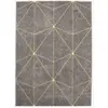 Image de Tapis à motifs géométriques gris 133x190