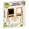 Image de Tableau des écoliers en bois marron 58x45cm
