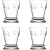 Image de Coffret de 4 verres à eau ABEILLE 4 couleurs assorties
