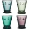 Image de Coffret de 4 verres à eau en 4 couleurs, ABEILLE