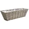 Image de Jardinière en osier gris 50 cm