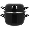 Image de Marmite à moules noire 18cm