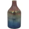 Image de Vase bleu et rose en verre h24cm