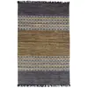 Image de Tapis en cuir recyclé et coton 150x240cm