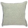 Image de Coussin en coton gaufré vert 45cm