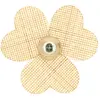 Image de Applique murale en forme de fleur en bambou d45cm