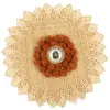 Image de Applique murale en forme de fleur en bambou d50cm