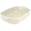 Image de Plat à four en grès beige 27x16,5cm
