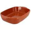 Image de Plat à four en grès terracotta 27x16,5cm