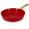Image de Poêle 24cm avec revêtement céramique rouge - tous feux