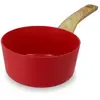 Image de Casserole 16cm avec revêtement céramique rouge - tous feux