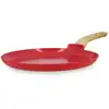Image de Crêpière 26cm avec revêtement céramique rouge - tous feux