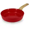 Image de Poêle 20cm avec revêtement céramique rouge - tous feux