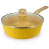 Image de Sauteuse 24cm avec revêtement céramique jaune - tous feux