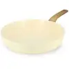 Image de Poêle 28cm avec revêtement céramique crème - tous feux