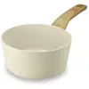Image de Casserole 16cm avec revêtement céramique crème - tous feux