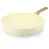 Image de Wok 24cm avec revêtement céramique crème - tous feux