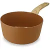Image de Casserole 18cm avec revêtement céramique noisette - tous feux