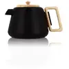 Image de Théière en fonte noire avec couvercle en bois 1l
