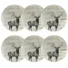 Image de Lot de 6 assiettes plates en porcelaine 26cm