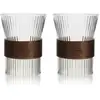 Image de Lot de 2 tasses en verre transparent 250ml