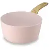 Image de Casserole 18cm avec revêtement céramique rose - tous feux