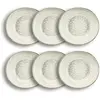 Image de Lot de 6 assiettes creuses en grès 21cm