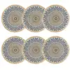 Image de Lot de 6 assiettes plates en porcelaine 27cm